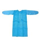Doctor Knit Cuff Breathable Disposable Blue Lab Coats